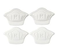 Healeved of Protective Shoe Heel Pads Comfortable Sponge and Cloth Material 2 Pairs Cross-Embossed Design, Hold Heels in Place for Men and Women Fit for Many Shoes in Different Situations
