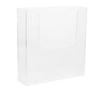 Healeved Office Storage Box Wall-Mounted Magazine Holder Acrylic Material for Organizing Reports and Brochures in Workspaces