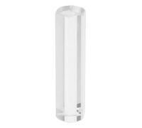Healeved Optical Teaching Prism Hexagonal Cylindrical Glass Lens 15X62Mm Physics Demonstration Prop for Science Education and Optical Experiments