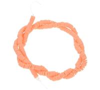 Healeved Orange Polymer Clay Beads for DIY Crafts and Bracelet Making, Unbreakable and Comfortable Spacer Beads with Delicate and Beautiful Appearance for Jewellery Accessories