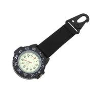 Healeved Outdoor Pocket Watch with Carabiner Clip Multi Functional Hiking Watch for Backers Durable Strap Classic Design for Mountaineering and Outdoor Activities