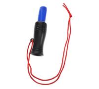 Healeved Outdoor Survival Whistle Duck and Chicken Sounds Lightweight Camping Safety Whistle for Hiking and Emergency in Black Blue