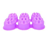 Healeved Oval Silicone Soap Mold DIY Mold for Handmade Soap with Massage Function Reusable Creative Craft