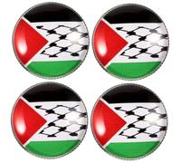 Healeved Palestine Flag Brooch Pin Unique Metal Palestine Flag Badge for Clothes Bags Accessories Versatile Patriotic Lapel Pin Durable Design