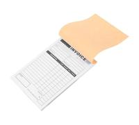 Healeved -Part Carbonless Receipt Book for Small Business Order Tracking and Accounting Filing 50 Sets Paper Duplicate Invoice Form Pad Easy Archiving for Bakeries and Creative Studios