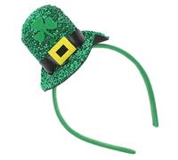 Healeved Party Headband for St Patrick Day Shamrock Hair Hoop Accessory for Women and Festival Decoration Fun Headdress for Celebrating Irish Culture