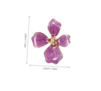 Healeved Pastel Flower Earrings for Women Elegant Boho Floral Jewelry with Faux Pearl Durable Color Retention Stylish Mom Sister Lover Friends Birthday Present