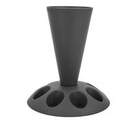 Healeved Pastry Bag Holder Stand with Slots and Unique Nozzle Holder, User Friendly Plastic Piping Tips Organizer for Cake Decorating and Baking Accessories, for Home and Professional