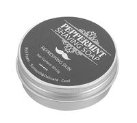 Healeved Peppermint Shaving Soap for Men Beard Shaving Soap Deep Cleaning Portable for Travel for Male