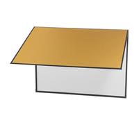Healeved Photography Reflector Cardboard Light Diffuser Board, Silver A4 Foldable Photo Studio Bounce Card for Still Life Setups, Tabletop Studio Lighting, Photographers
