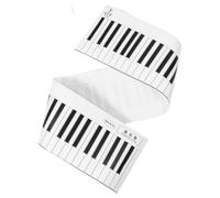 Healeved Piano Finger Exercise Pad with 88-key Full Size Keyboard Note Guide, Hand Position Trainer Mat for Beginner Practice and Home Music Learning