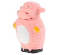 Healeved Pink Latex Dog Squeak for Chewing and Teething Training, Bite Resistant Interactive Pet that Reduces Destructive Behaviour, Sturdy Molar Chew for Small Dogs