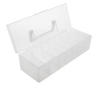 Healeved Plastic Box Seed Packet Organizer with Plastic Material and Multicompartment Design Portable Seed Packet Storage Box and Organisation