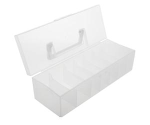 Healeved Plastic Box Seed Packet Organizer with Plastic Material and Multicompartment Design Portable Seed Packet Storage Box and Organisation