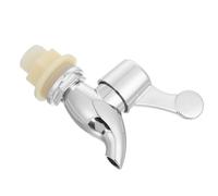 Healeved Plastic Dispenser for Wine Barrel and Fermenting Bucket Replacement Faucet with Flow Control Design Versatile Compatibility Silver Drink Dispenser for Homebrew Beer Brewing
