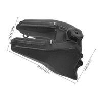 Healeved Plastic Gas Tank for Motorcycle Compatible with Vehicles, Moderate Capacity Mini Gas Tank Suitable for Atv and Engine Bikes, Replacement Fuel Bottle for Outdoor Riding