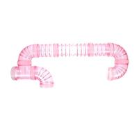 Healeved Plastic Rat Cage External Tube with Easy to Disassemble Design for DIY Hamster Maze Suitable for Playground the Cage Connector Tunnel