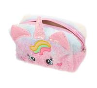Healeved Plush Fantasy Creature Cosmetic Bag Cute Travel Toiletry Organizer Case for Women Portable Makeup Pouch Zipper for Toiletry Bags for Women and Boys and Girls Makeup