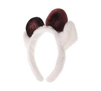 Healeved Plush Sheep Horn Headband Unique Fun Design with Lamb Ears Comfortable Wear and Sturdy Animal Costume Accessory for Cosplay and Theme Party for Men and Women
