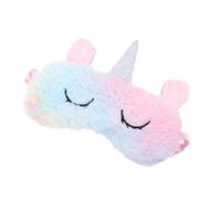 Healeved Plush Unicorn Sleep Mask Adorable Cartoon Sleeping Blindfold Home Nap Eye Cover Blackout Sleeping Mask