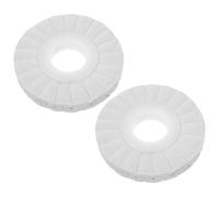 Healeved Polishing Buffing Wheel Sturdy Cloth Material 2pcs for Edge Banding Machine with Good Polishing Effect, User-friendly Accessory 150x50mm Size for Automatic Edge Banding