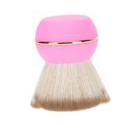 Healeved Portable Blush Brush with Cover Professional Makeup Tool for Powder Application for Women and Makeup Artists Durable and Easy to Use Lovely Cat Paw Design Pink