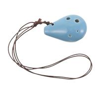 Healeved Portable Ceramic Ocarina Flute for Beginners with 6 Holes in Alto C Key, round Shape Featuring Reliable Pitch Accuracy and Artistic Appearance for Outdoor Activities