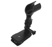 Healeved Portable Guitar Microphone Bracket Clip with Adjustable Rotatable Mount, Lightweight Plastic and Metal Mic Holder for Live Streaming and Acoustic Performance