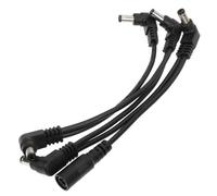 Healeved Portable Guitar Pedal Power Supply Cord with Pvc Material and Lightweight Design for Musical Instruments and Guitars, Safe to Use Power Cable for Performance and On-the-go Use