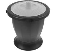 Healeved Portable Toilet Bedside Urinal Bucket Plastic Easy to Clean Portable Design with Lid and Handle for Home and Travel Use Suitable for Elderly and Pregnant Women