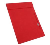 Healeved Portable Writing Clipboard Office Conference Clipboard Magnetic Pu Material Clamping Papers and Menu for Logistics and Catering Use by Teachers and Office Workers