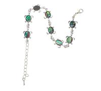 Healeved Positive Turtle Charm Bracelet Sea Turtle Jewelry Women Fashion Bracelet for Beach Occasions