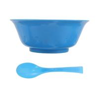 Healeved Prison Dining Utensils Set for Inmates Secure Plastic Spoon and Bowl with Rounded Edges, Streamlined Cleaning Process and Optimized for Restricted Spaces in Detention Centres