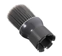 Healeved Professional Hair Sweeping Brush Gray Neck Duster Hair Cutting Cleaning Tool for Barbers and Salon Use