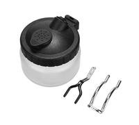 Healeved Professional Includes Spray Holder Spray Pen Cleaning Kettle Multi-functional with and Iron Construction for Efficient Gun Cleaner Use in Automotive and Paint Repair