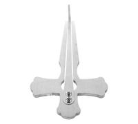 Healeved Professional Mouth Harp Jaw Harp Instrument Silver Cross Ethnic Russian Folk Stringed Musical Instrument for Beginners and Advanced Players