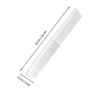 Healeved Professional Titanium Steel Hair Comb Static Hair Dressing Tool for Salon Home Use Silver Styling