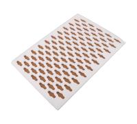 Healeved Protective Epe Foam Tray with 100 Slots and 15mm round Holes for Mini Speaker Packaging, White Paper Base Insert for E-commerce Fulfillment and Frequent Transport Cycles