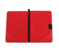 Healeved Pu Leather Golf Scorecard Frame with Compact Design and Versatile Usage, Portable Outdoor Golf Notebook for Sports Tournament Scoring and Casual Games, Stylish Red Holder