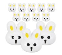Healeved Rabbit Craft Buttons 12Pcs Resin Material for DIY Handmade Sewing Projects