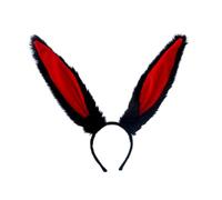 Healeved Rabbit Ear Headband for Cosplay Party Prop Costume Party Headband Lovely Bunny Headwear Adult and Options for Halloween and Themed Events