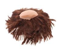 Healeved Realistic Bald Head Cap for Men Made of High Temperature Fiber with Elastic Size, Easy to Use Halloween Costume Wig for Adults for Costume Events and Cosplay