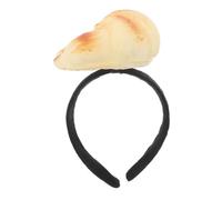 Healeved Realistic Croissant Bread Headband Lightweight Comfortable Food Themed Hair Hoop for Halloween Birthday Cosplay Party Accessories Fun Unique Dessert Prop