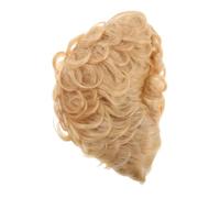 Healeved Realistic Short Curly Wig for Women Fluffy Layered Afro Hair Natural Wavy Design for Disco Parties Soft Elegant Honey Highlights