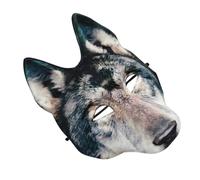 Healeved Realistic Werewolf Mask for Halloween Cosplay Comfortable Lightweight Wolf Head Mask Breathable Masquerade Accessory for Costume Parties and Wolf Halloween Outfits