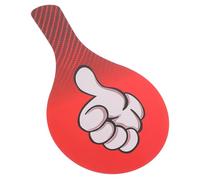 Healeved Red Voting Supply PVC Dual-Sided Design Game Voting Paddle Quick Assessment Classroom Interaction Tool for Student Understanding in Group Activities and Classroom