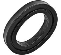 Healeved Replaceable Black Leather Headphone Earpads with Gel and Sponge Cushion, Comfortable Ear Pads Protecting The Ears for Office and Home Use