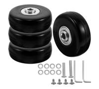 Healeved Replacement Wheels for Luggage Heavy Duty Caster Wheels Repair Kit Axles Screws Wrench for Trolley Bag Repair