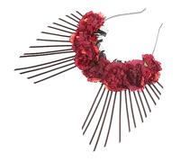 Healeved Retro Elegant Headband Creative Flower Headdress for Women Lightweight Decorative Headband for Cosplay Weddings Parties Engagements Unique Design with Premium