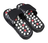 Healeved Reusable Foot Massage Slippers with Acupressure Points for Comfortable Experience, Universal Fit Rubber Material Indoor Summer Foot Massager Slippers for Home Relaxation